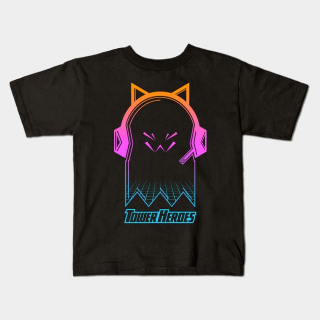 Tower Heroes Spectre Synthwave Kids T-Shirt by klei-nhanss